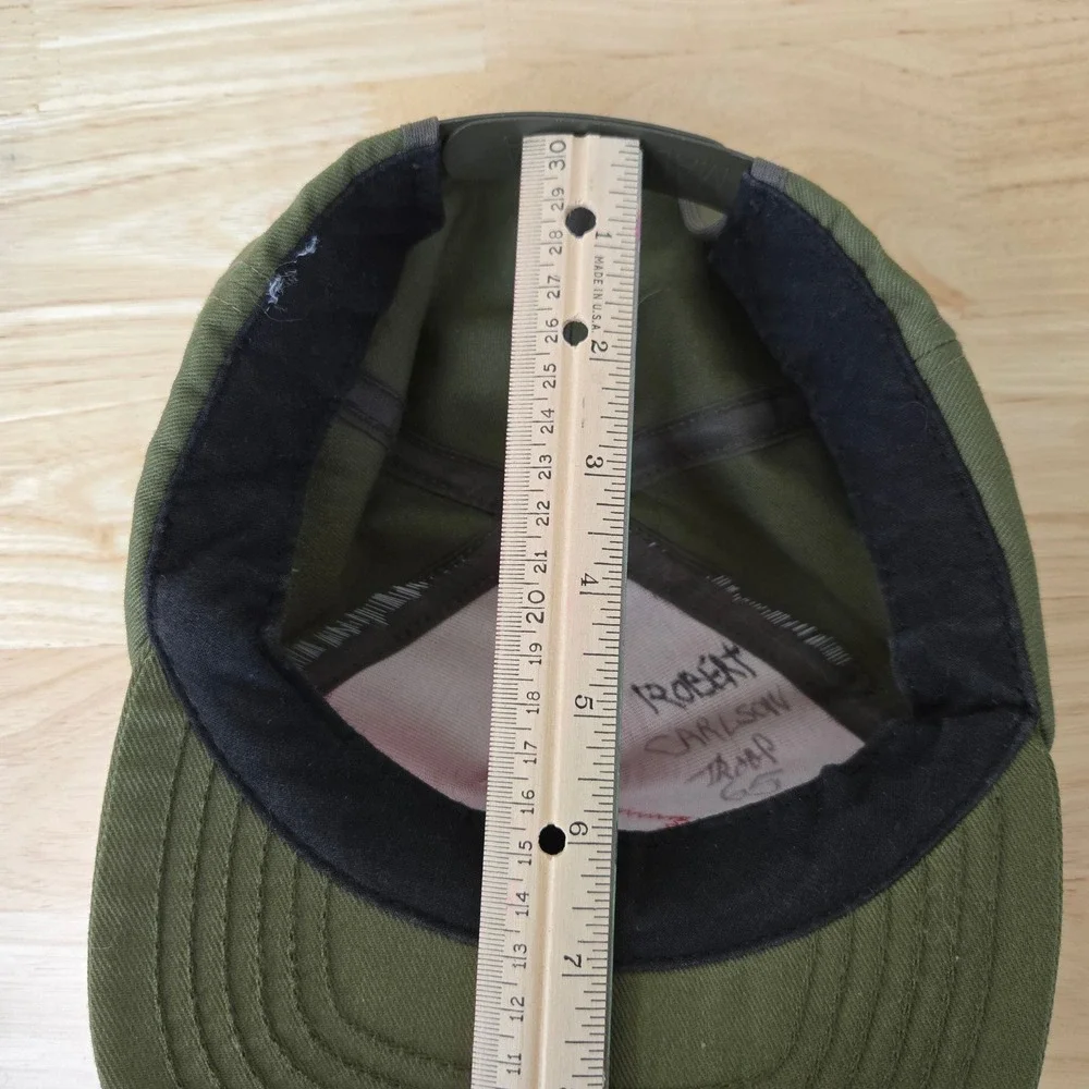 Vintage BSA Scout Cap Hat Webelos Kids Teens Green 1980s USA Boy Scouts Official